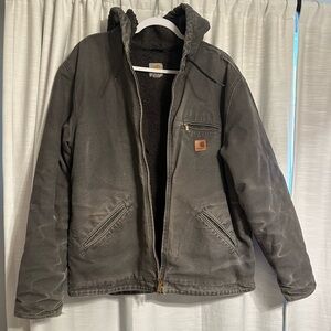 Carhartt Gray Performance Jacket Insulated Canvas Design